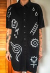 Black T-shirt Dress SM