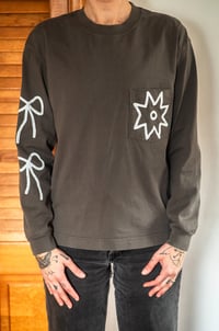Image 1 of Grey Long Sleeve T-Shirt XS/SM