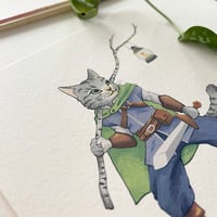 Image 2 of Hero the Adventure Cat, original artowrk