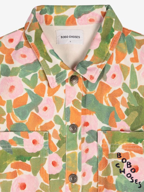 Image of 3-Mono corte holgado estampado floral