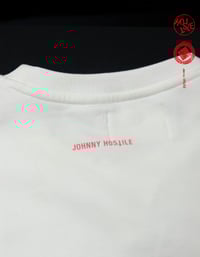 Image 4 of HOSTILE white oversized unisex crew neck