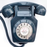 Image 1 of Concord Blue GPO 741 Wall Telephone - for all domestic VoIP services. BT Digital Voice, EE, Sky etc.