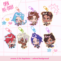 [PRE-ORDER] ARCANE 2.5 INCH KEYCHAINS