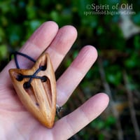 Image 2 of Stonehenge Hawthorn Wolf Pendant (PE1892)