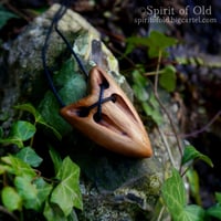 Image 3 of Stonehenge Hawthorn Wolf Pendant (PE1892)