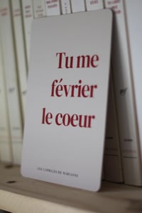 Image 10 of TU ME "FEVRIER" LE COEUR