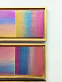 Image 5 of Set of 3 Hand-painted Art Panels; Acrylic on Wood