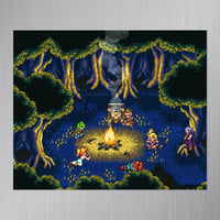 Chrono Trigger Fiona's Forest Scene Large Magnet (7" x 8.5")