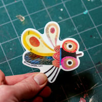 Image 1 of Bug collage sticker