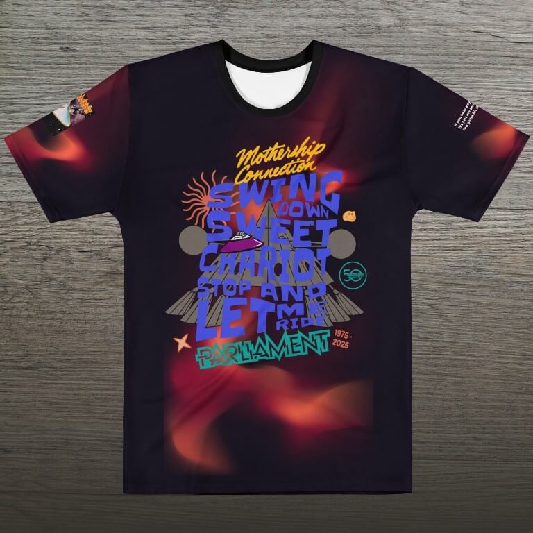 Image of Mothership Connection 50th - Swing Down T-shirt