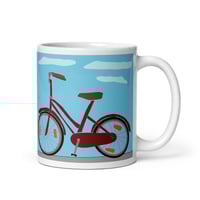 Image 4 of Mug Bicycle Red