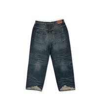 Image 2 of Work Denim Pant (Rust Dark Blue)