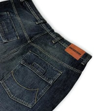Image 4 of Work Denim Pant (Rust Dark Blue)