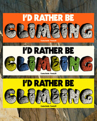 Image 1 of Rock Climbing Bumper Stickers (3 Pack)