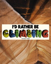 Image 2 of Rock Climbing Bumper Stickers (3 Pack)