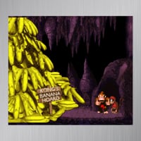 Donkey Kong Country Banana Horde Scene Large Magnet (7.5" x 8.5")