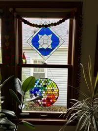Image 2 of Blue beveled panel