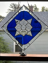 Image 3 of Blue beveled panel