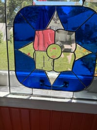 Image 4 of Blue beveled panel