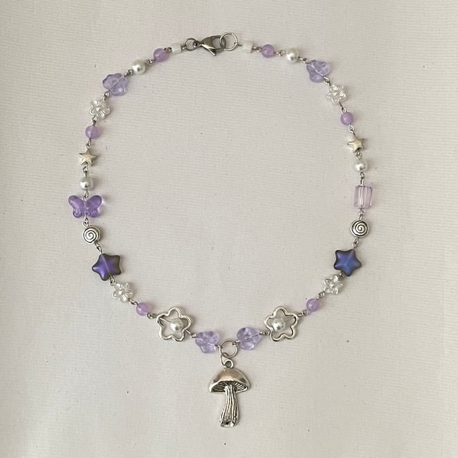 'alice's mushroom' necklace