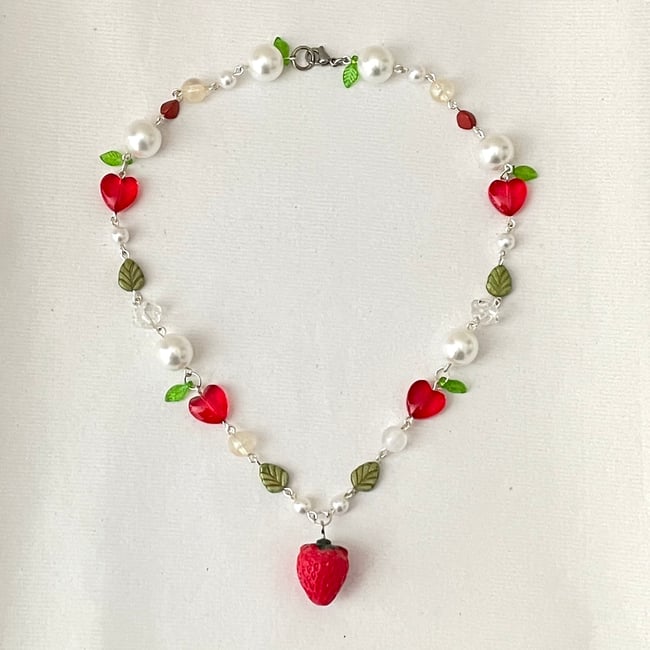 strawberry field necklace