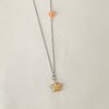 orange star necklace  