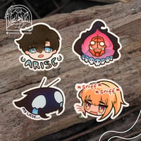 Image 1 of Kawaii S-Rank Hunter Stickers | Anime Vinyl Stickers by Danro