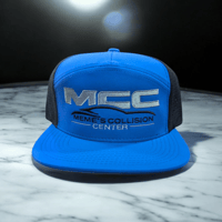 Image 1 of Blue & Black MCC Snap back Cap 
