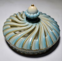 Image 11 of Royal Worcester Rose Jar and Covers