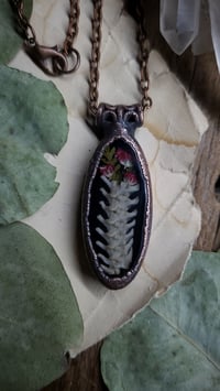 Image 3 of Spine and Floral Pendant