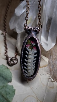 Image 1 of Spine and Floral Pendant