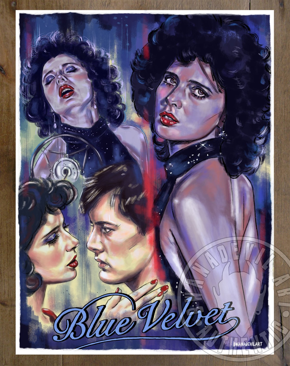 Image of Blue Velvet Art Prints 9x12"