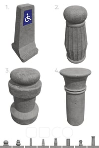 Image 1 of BOLLARD (2packs)