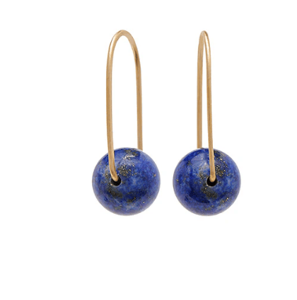 Image of Lapis, Turquoise or Pearl Earrings (4 choices)