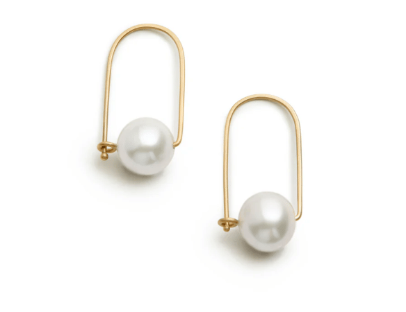 Image of  Pearl or Lapis Earrings 
