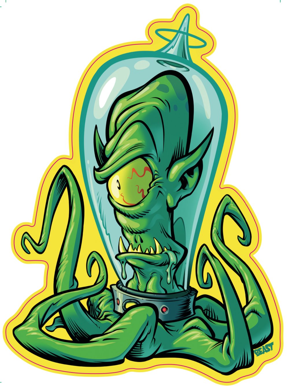 Image of Kodos by Beastwreck (Sticker Only)