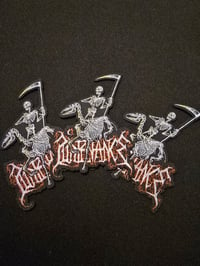 Purtenance "Member of Immortal Damnation" Woven Laser Cut Patch