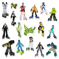 Image 1 of Jet Grind Radio Sticker Set (17 Pieces)