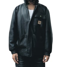 Image 5 of Leather Chore Coat