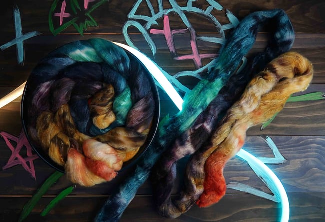 Glorious Evolution Combed Top - 80/20 Rambouillet and Silk