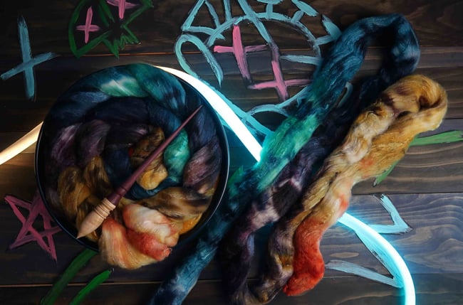 Glorious Evolution Combed Top - 80/20 Rambouillet and Silk