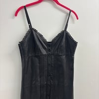 Image 1 of sportmax code lambskin dress