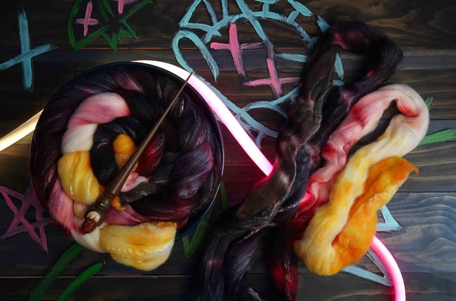 Mel Medarda Combed Top - 80/10/10 Targhee/Bamboo/Silk