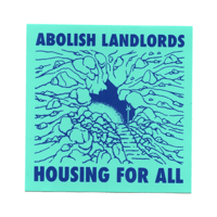 Image 1 of Abolish landlords sticker