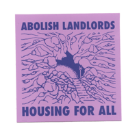 Image 3 of Abolish landlords sticker
