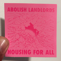 Image 4 of Abolish landlords sticker