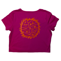 Image 1 of Yin Yang Crop ☯ Hot Pink