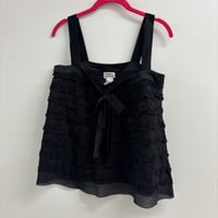 Image 2 of alberta ferretti silk babydoll top