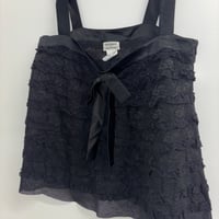 Image 1 of alberta ferretti silk babydoll top