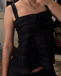 Image 5 of alberta ferretti silk babydoll top